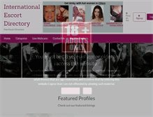 Tablet Screenshot of partychix.com
